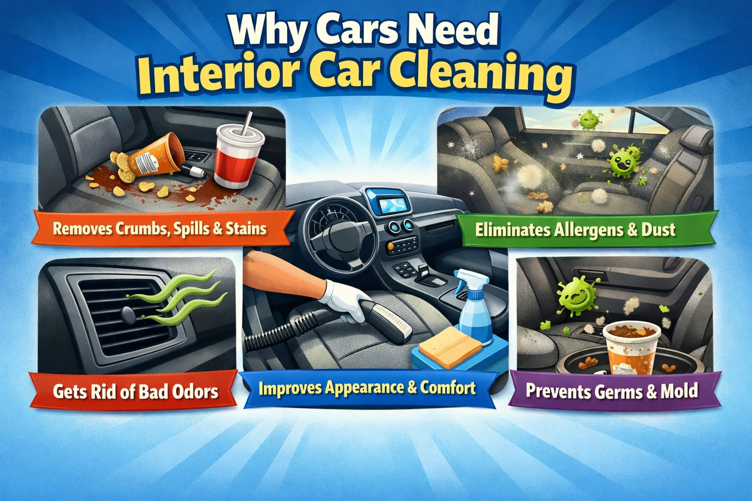 Why Interior Car Cleaning is Just as Vital as Getting Paint Protection Film