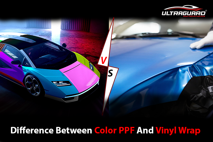 Understand the difference Between Color PPF and Vinyl Wrap
