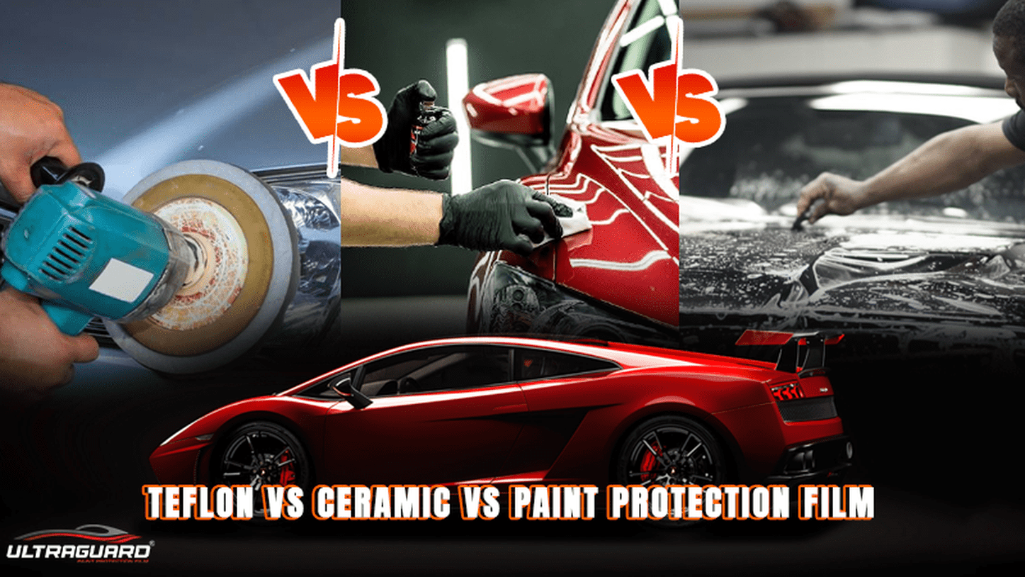 Teflon Coating vs. Ceramic Coating vs. Paint Protection Film - Detailed Info