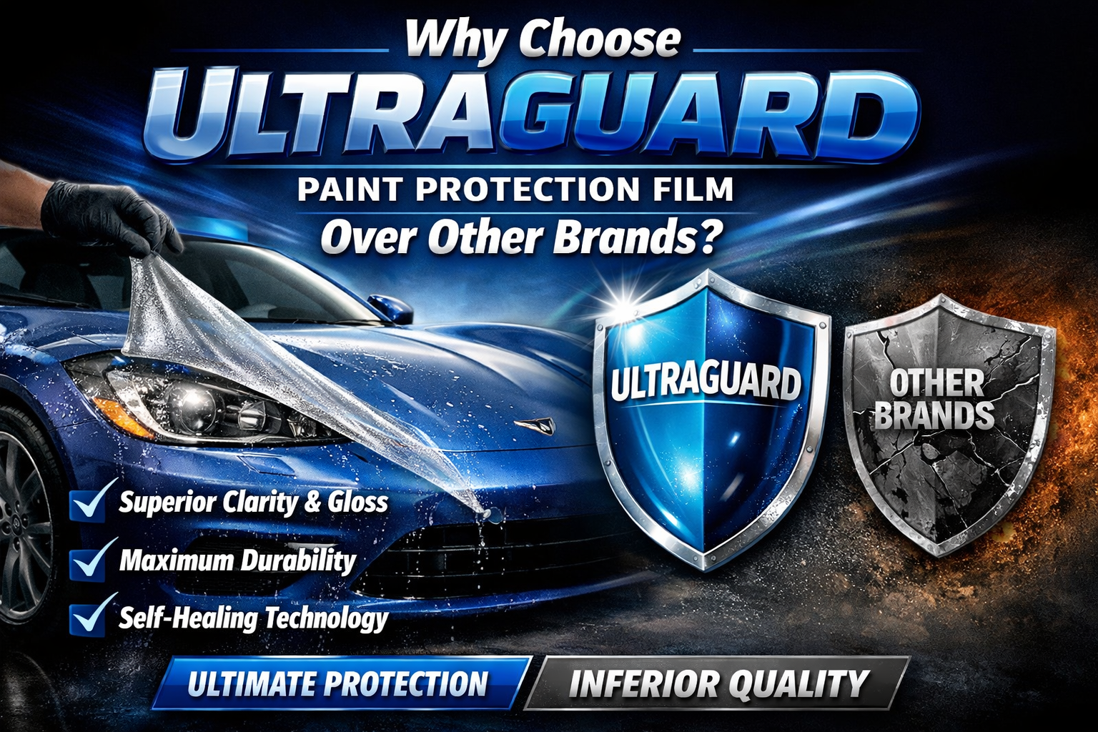 Why Choose Ultraguard Paint Protection Film Over Other Brands?
